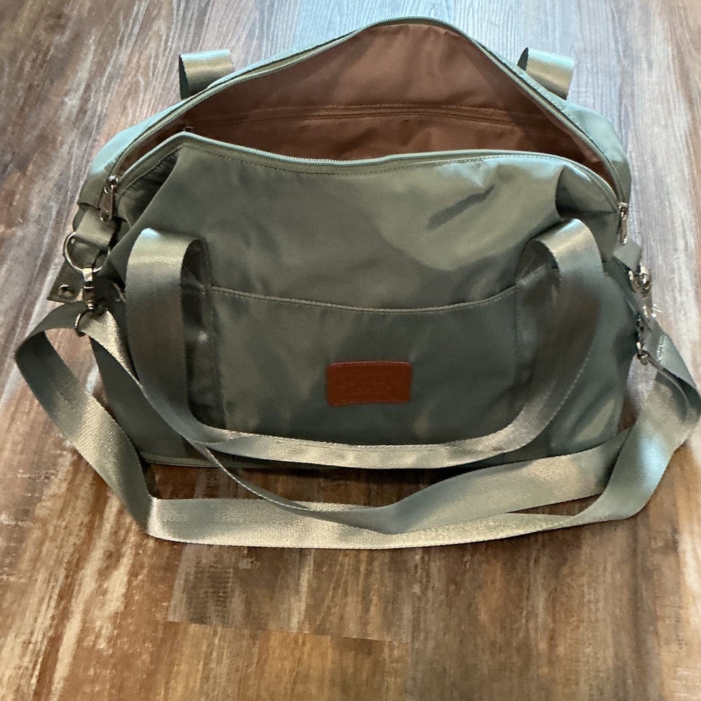 Coolife Olive Green Travel Duffle Bag - Picture 4 of 5